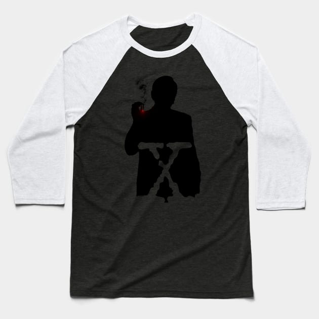 The Cancer Man#2 Baseball T-Shirt by KingVego